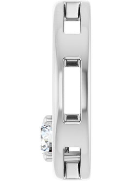14K White Gold 1/4 CT Natural Diamond Pendant