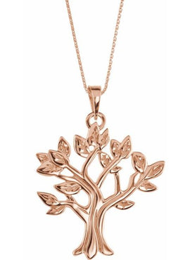 14K Rose Gold My Tree™ Family Pendant