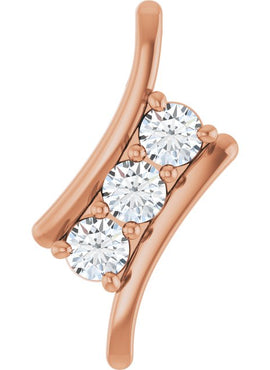 14K White Gold 1/3 CTW Natural Diamond Pendant
