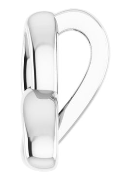 14K White Gold Celtic-Inspired Trinity Pendant