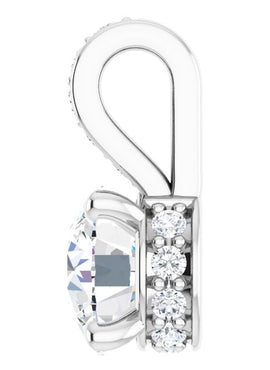 14K Yellow Gold 1/2 CTW Natural Diamond Pendant