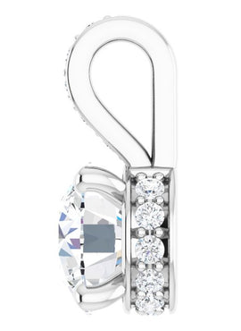 14K Yellow Gold 1/2 CTW Natural Diamond Pendant