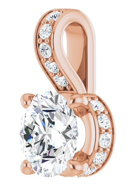 14K Yellow Gold 1/2 CTW Natural Diamond Pendant