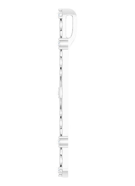 14K White Gold .07 CTW Natural Diamond Vintage-Inspired Vertical Bar Pendant