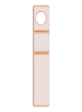 14K White Gold Petite Cross Slide Pendant
