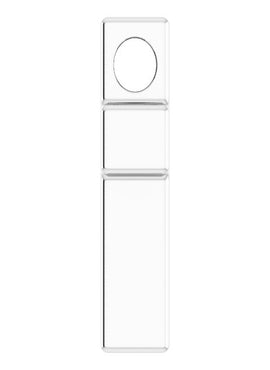 14K White Gold Petite Cross Slide Pendant
