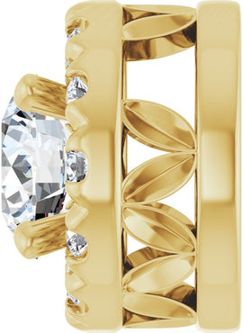 14K Yellow Gold 1/3 CTW Natural Diamond Pendant