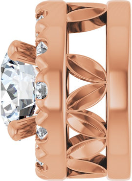 14K Yellow Gold 1/3 CTW Natural Diamond Pendant