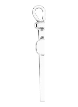 14K Rose Gold 	28x14.71 mm Nail Cross Pendant