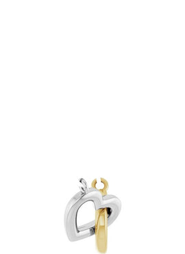 14K Rose Gold Interlocking Heart 16