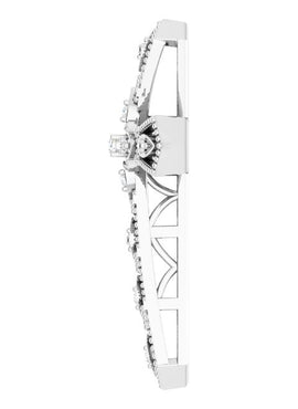 14K Yellow Gold .025 CTW Natural Diamond Cross Pendant