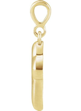 Platinum Petite Open Cross 16-18