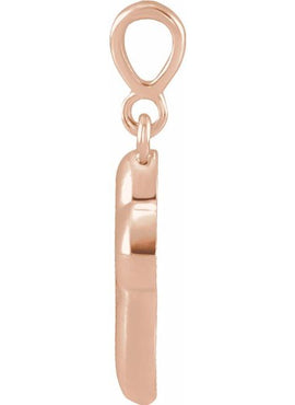 Platinum Petite Open Cross 16-18
