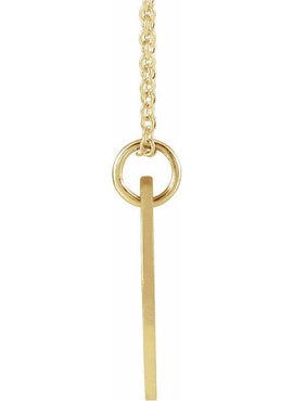 14K White Gold Pierced Heart 15 mm Disc Pendant