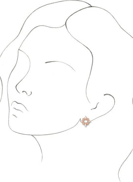 14K White Gold 1/2 CTW Natural Diamond Earrigs
