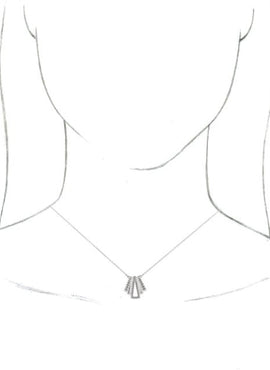 14K White Gold 1/4 CTW Natural Diamond Art Deco 16