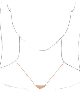 14K White Gold Geometric 16