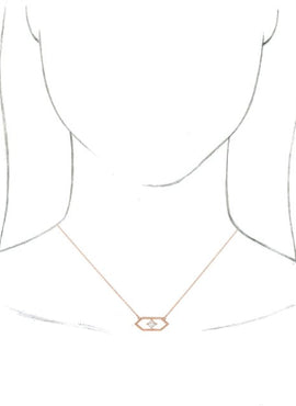 14K White Gold 1/4 CTW Natural Diamond Geometric 16