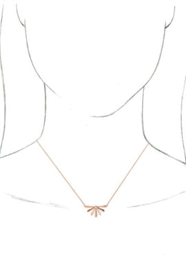 14K White Gold Star 16