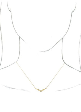 14K White Gold .03 CTW Natural Diamond V 18