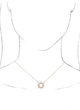 14K Yellow Gold 3/8 CTW Natural Diamond Circle 18
