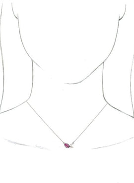 14K Yellow Gold Natural Pink Sapphire & 1/6 CTW Natural Diamond 16