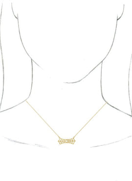 14K Rose Gold Vintage-Inspired Bar 18