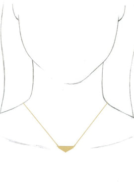 14K White Gold Geometric 16