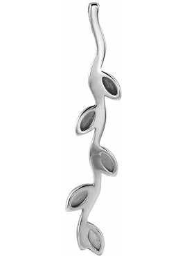 14K Rose Gold Family Vertical Bar Pendant