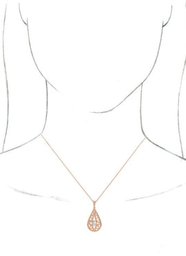 14K White Gold Cultured White Freshwater Pearl Vintage-Inspired Pendant