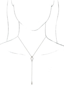 14K Yellow Gold Geometric 16-18