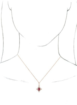 14K White Gold Natural Emerald & 1/3 CTW Natural Diamond Pendant