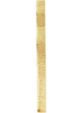 14K Yellow Gold 20 Gauge Heart & Paw Print Stamping with External Undrilled Eyelet
