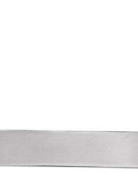 14K White Gold Engravable Bar 16