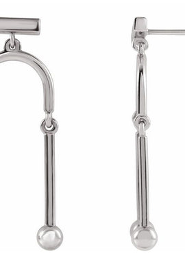 14K Rose Gold Mobile Earrings