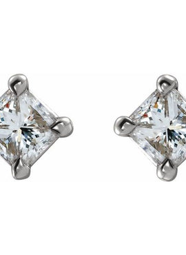 Platinum 1/3 CTW Natural Diamond Earrings