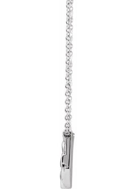 Platinum Scroll Curved Bar 16