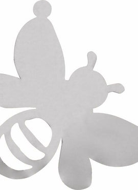 Sterlium Plus 12 Gauge Bee Stamping with External Undrilled Eyelet