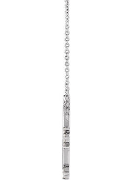 Platinum 1/5 CTW Natural Diamond Miraculous 16