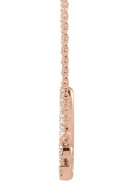 14K Yellow Gold 1/6 CTW Natural Diamond Love 18
