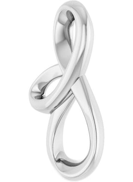 Sterling Silver 17.92x9.17 mm Freeform Pendant