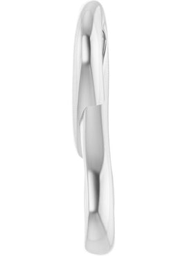 Sterling Silver 17.92x9.17 mm Freeform Pendant
