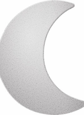 14K White Gold 24 Gauge Crescent Moon Stamping