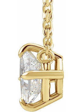 14K Yellow Gold 1/2 CTW Natural Diamond Solitaire 16