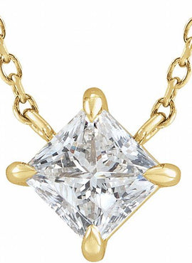 14K Yellow Gold 1/2 CTW Natural Diamond Solitaire 16