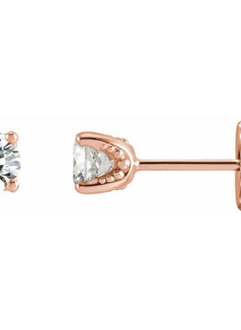 Sterling Silver 1/3 CTW Natural Diamond Stud Earrings