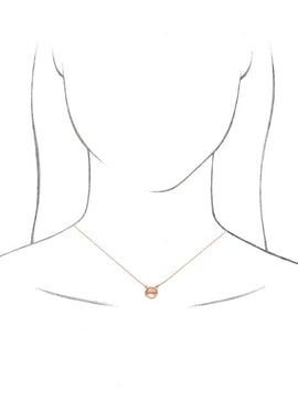 14K Yellow Gold .025 CTW Natural Diamond Circle 16
