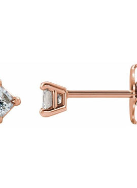 Platinum 1/3 CTW Natural Diamond Earrings