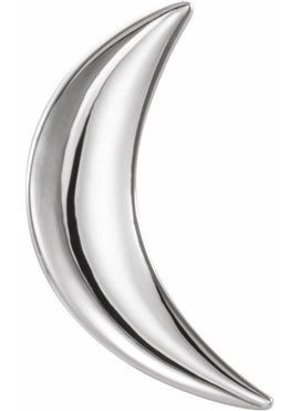 14K Rose Gold Crescent Moon Earrings