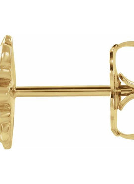 14K Yellow Gold Bee Single Earring